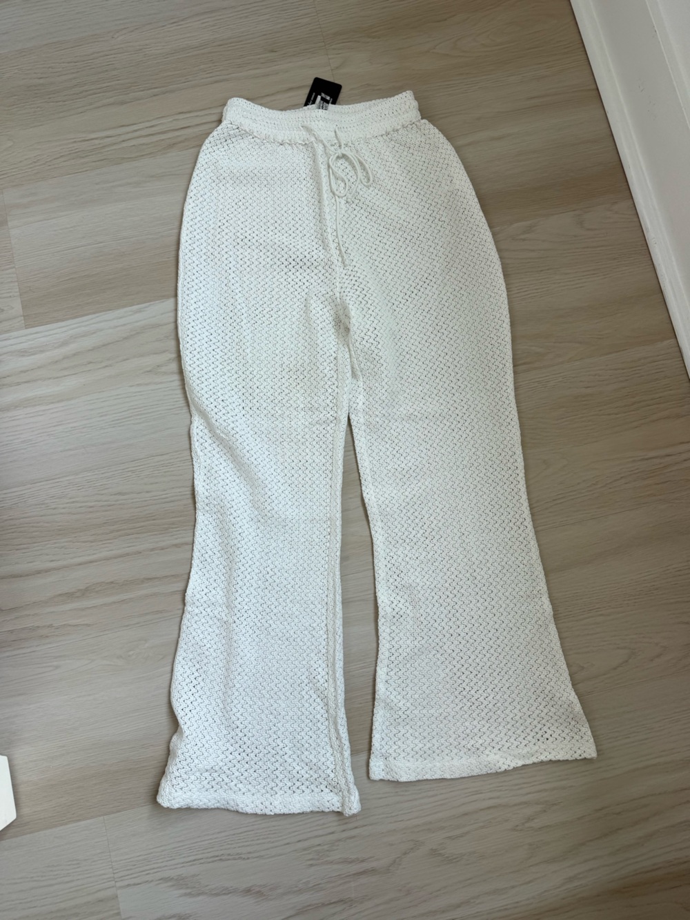 Women’s Knit Swim Coverup Pants with Drawstring Waist